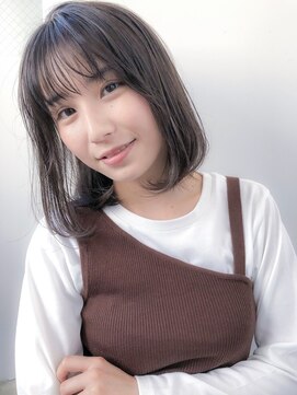 アコロン 武蔵小杉(acoron.) 小顔前髪×ラベンダーカラー×イヤリングカラー×武蔵小杉