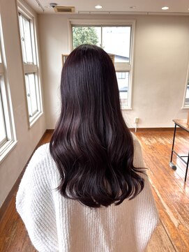 シュガー 盛岡(SUGAR) 透明感ピンクブラウン/ゆる巻きロング