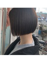 カプロハッチ(Capullo Hacchi.) コンパクトボブ×艶ナチュラルブラウン