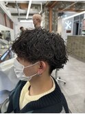 波巻きツイストスパイラルパーマ