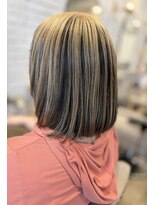 ココロ ヘアーアンドスパ 目黒(cocoro hair&spa)&nbsp;アンブレラカラーボブ