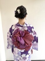 アクイール(ACCUEILLIR)&nbsp;浴衣着付け×サイドお団子
