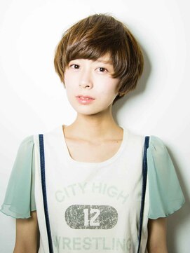 リリアン 表参道(relian) マッシュショート☆ベージュカラー