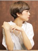 大人可愛いショートヘア