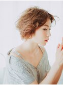 センター前髪ショート