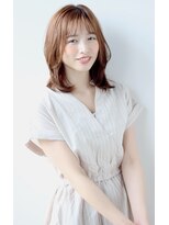 【Memories】小顔シースルーバングにふんわりミディアム♪