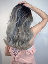 アンダーバーホワイト 高槻店(_WHITE)&nbsp;【グラデーション】透明感ブルーグレージュカラー◎