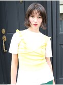 『カット+ファストブリーチ+ホワイトグレージュ』