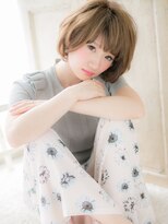 クオーレ ヘア アンジュ 水戸店(CUORE HAIR ange)&nbsp;*ange水戸*…外国人風フォギーベージュ♪ルーズカールマッシュａ