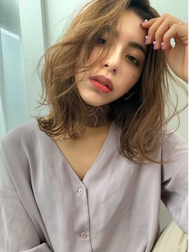 アヴァンス 光明池店(AVANCE.) 色っぽかきあげレイヤー+ナチュラルハイライト