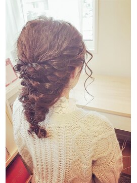 ブラウ ネイル パーティー(Blau Nail Party) ざっくり編みおろし