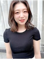 ブランチ(branch)&nbsp;【branch鬼塚】大人可愛い　ニュアンスくびれミディ