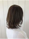 大人かわいい無造作カール☆外ハネ×ふんわり愛されミディ
