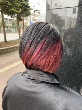 トイロ(toiro) デザインカラー　ブラック×レッド