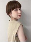 30代　マッシュショート　ショート　ショートカット　青山　小顔