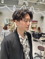 ゼストソエル(ZEST soell)&nbsp;メンズウェーブヘア ニュアンスパーマ 立川 U24