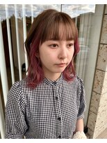 シンス(Since)&nbsp;ピンクとベージュのアンブレラカラー