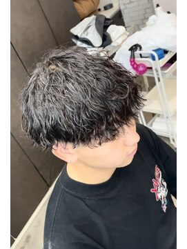 ブランシェ 西松山店 マッシュ×波巻きパーマ