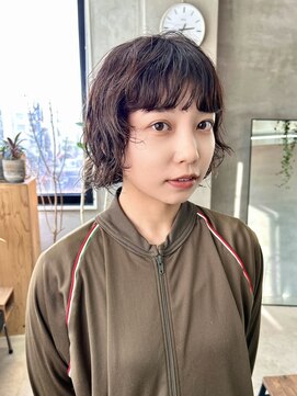 テトヘアー(teto hair) ボブパーマ　ニュアンス　くるくるパーマ　くせ毛風パーマ