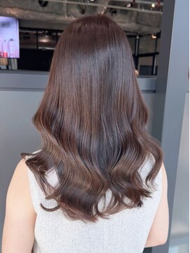 アイティーバイアルバム 松戸店(IT by ALBUM) 艶ベージュロング_エアリーロングピンクブラウン_ba479241