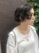 オーク 学芸大学(OAK)&nbsp;黒髪　ミニボブ　ウェーブパーマ