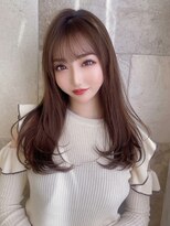 プアメリア 名古屋(Puamelia)&nbsp;ワンカールで可愛いレイヤー/ブリーチなし透け感カラー