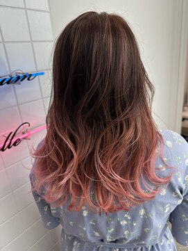 フラミューム 小田原(flammeum) グラデーションカラー　~ピンク~