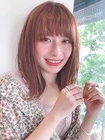 Say.ダブルカラーレイヤーカットミルクティーベージュ表参道青山