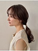 【結んでもかわいい◎】お顔まわりcut