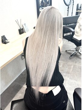 ディアナ(Diana) ホワイトシルバー　ハネエクステ　120本