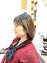 メタ(META) セミロングの長さでの韓国系ワンホンレイヤー上品スタイル♪