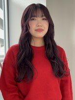 エムサロン 高崎あら町テラス店(emusalon)&nbsp;【茉雪】ブリーチなし青みピンク