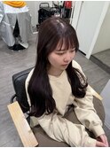 艶髪ラベンダーブラウンカラー
