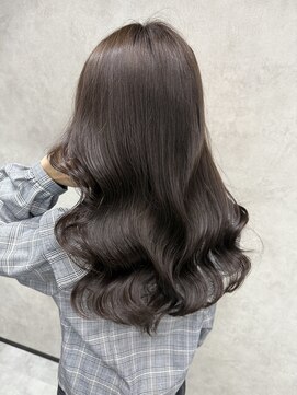 サニー 渋谷(SUNNY) バレイヤージュ、ハイライト、レイヤーロング、グレーベージュ