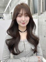 アイシー 表参道(ICY)&nbsp;大人可愛い小顔くびれヘア/顔周りカット/オリーブグレージュ