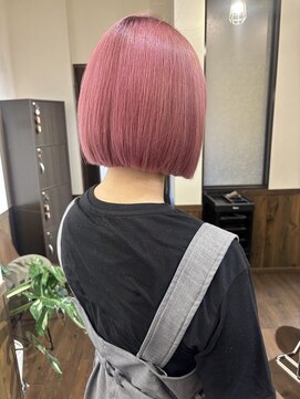ルクス(Lux) hairLux・浜松天王・三ヶ日・30代のオシャレピンクカラー