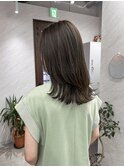 大人ブラウン×レイヤーカット