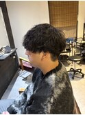 シャドウパーマ　ピンパーマ　縮毛矯正　酸性ストレート　八王子