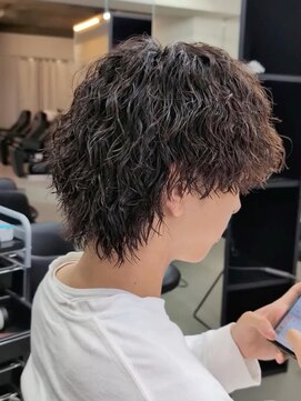 プルーブトウキョウ 渋谷(PROVE TOKYO) 爽やか無造作ビジネスツーブロック波巻きパーマ