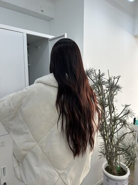 ディジョン 自由ヶ丘(Dijon) 韓国顔まわりレイヤーカットグレージュオリーブベージュブラウン