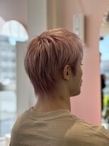吉&nbsp;ショートウルフ◎平本丈ホワイトピンク