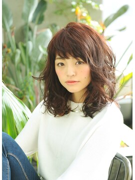 ヘア アンド スパ エジェリ プリム(hair&spa egerie prime) ゆるふわナチュラルミディアム/ボブパーマ/30代40代50代