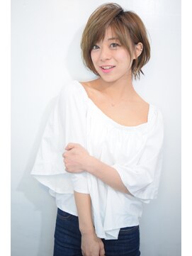 ラウンジ モリオ イケブクロ(Lounge MORIO Ikebukuro) 【morio池袋】人気の髪型 大人かわいいショートレイヤーボブ
