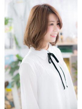 ミック ヘアアンドビューティー 大山店(miq  Hair&Beauty) 甘ふわ♪ガーリーミディ・ボブ