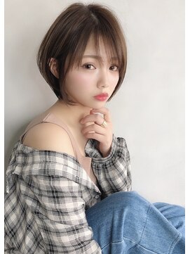 インビテーション(invitation) 【invitation】小顔丸みショートスタイル＠マイコ