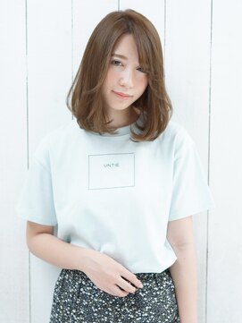 プリムワークス hair&nail Prime works 大人可愛いミディアム