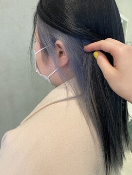 ヘアスピリッツアンクス(Hair Spirit anx) シルバーのインナーカラー
