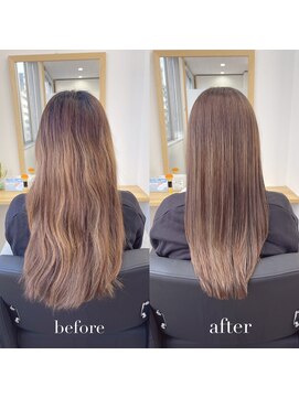 リアン 四条大宮店(Lien) 『髪質改善』カラーエステ（白髪染め、グレイカラー対応）