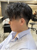 メンズマッシュパーマツイストスパイラルパーマ波巻きパーマ