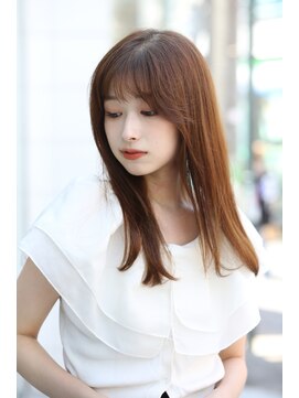 アソビ 表参道(ASOBI) 前髪/マチルダボブ/ピンクベージュ/インナーグレージュ/表参道